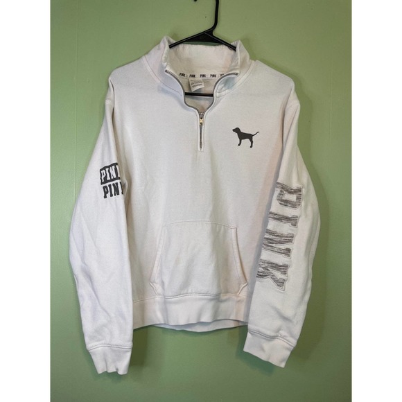 PINK Victoria's Secret Tops - VS PINK half zip sweater